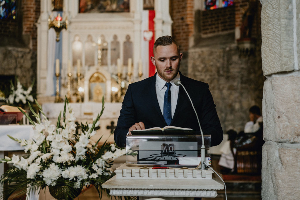 czytanie na ślubie kogoś z rodziny